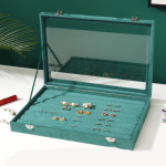 Fashion New Simple Double Layer Jewelry Box