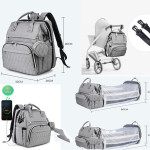 Mommy Bag Single Shoulder Large Capacity Mother And Baby Bag