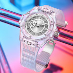 Transparent Case Multifunctional Luminous Waterproof Watch