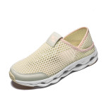 Summer Half Slipper Breathable Casual Shoes Can Step On Heel Mesh Shoes