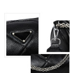 Fashion Chain Bag Embroidered Line Rhombus One Shoulder Messenger