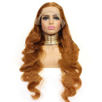 Honey Blonde Human Hair Wigs Body Wave