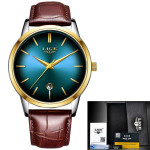 LIGE New Cool Business Waterproof Quartz Watch