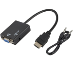 HDMI to VGA Conversion Line Hdmi to Vga High Definition Conversion Adapter Bump VGA Band Audio Display