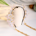 Hanfu Hair Hoop Fairy Versatile Glass Headwear Going Out Net Red Retro Accessories