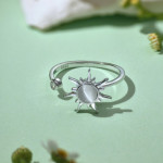 S925 Sterling Silver Ring Female Adjustable Opening Ring