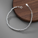 925 Sterling Silver Bracelet Full Light Bead Beads