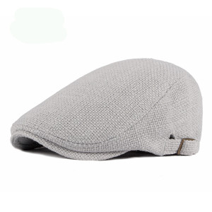 Breathable Cotton And Linen Beret Male British Retro