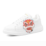 Lion dance head pattern unisex shoes