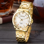 Luxury Brand Man Gold Dress Watches Stainless Steel