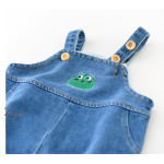 Boys' Fashion Simple Denim Backpack Pants