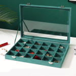 Fashion New Simple Double Layer Jewelry Box