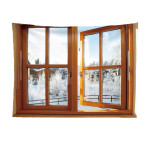 False Window Window Scenery Background Cloth