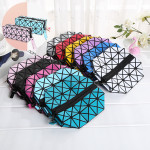 Geometric Storage Cosmetic Bag Folding Rhombus Makeup Bag Creative Portable Handbag