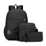 Computer Three-piece College Style Student Backpack Men And Women