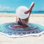 59 Inches Microfiber Beach Towel Blanket Quick Dry Thick Beach Towel Camping Picnic Vacation Tapestry Throw Yoga Picnic Mat