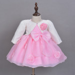 The Spring And Summer Of 2021 Years Old Female Infant Baby Child Princess Dress Girls DressPink Flower Girl Dress Skirt