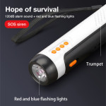 Outdoor Travel Emergency FM Rechargeable Alarm Flashlight