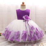 Girl dress, baby princess dress dress, petal full moon baby skirt