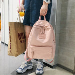 Vintage Style Girl's Schoolbag Simple Fashion Ins Style College Students' Backpack Campus Retro Mori Style Artistic Backpack