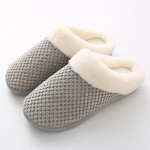 Men And Women Indoor Warm High Elasticity Sponge Slippers