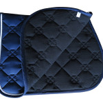 Saddle Pad, Sweat Pad. Inner Honeycomb Check Cotton Cloth