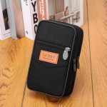 Enlarged Canvas Mobile Phone Bag Zipper Waterproof