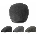 New Style Hat Male British Retro Woolen Beret Casual