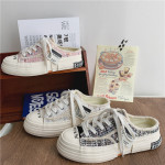 Summer Half-support Canvas Shoes Female