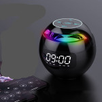 Clock Colorful Bluetooth Speaker Mini Portable