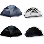 Double Layer Anti-storm Four Seasons Aluminum Pole Tent Outdoor Camping Tent