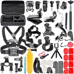 Compatible with Apple, Gopro Accessories Set Chest Strap Helmet With Tripod Gopro Hero 4 3 2 Universal Accessories