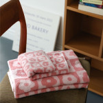 Retro Style Fish Scale Towel Cotton Color