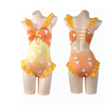 Cosplay Costume Cartoon Print Swimsuit